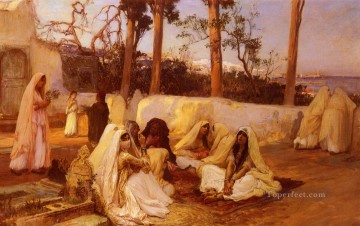 墓地の女性たち アルジェ フレデリック・アーサー・ブリッジマン Oil Paintings